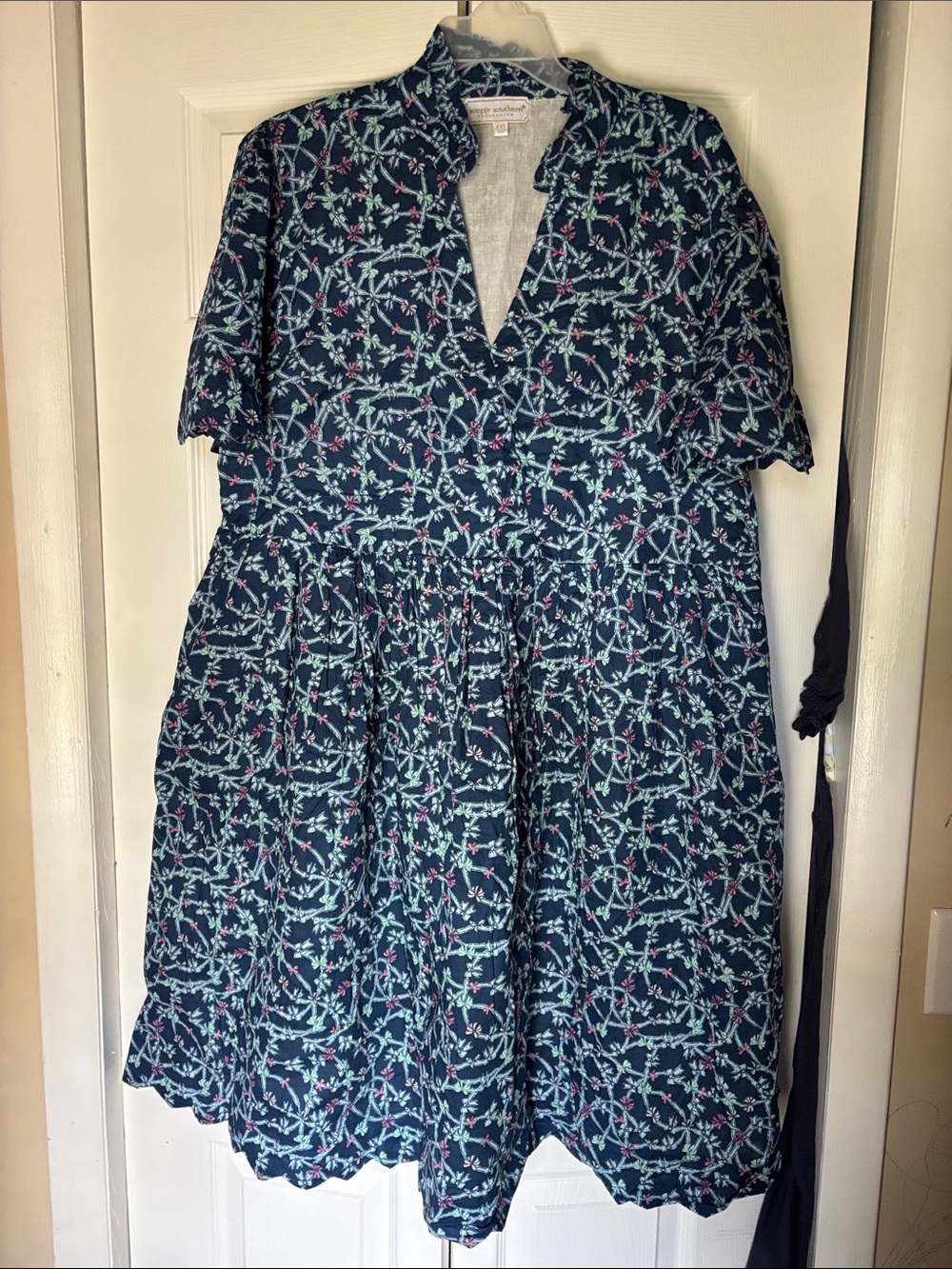 Simply Southern Navy Bow Print dress